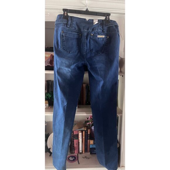 Vntg Unique Clash Jeans Size M 34 x 31 - Picture 1 of 9
